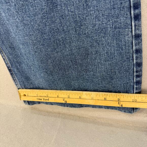 Rubberband Stretch Jeans Women's 30 11/12 Blue Patch Pocket Wide Leg NWT - Picture 14 of 14